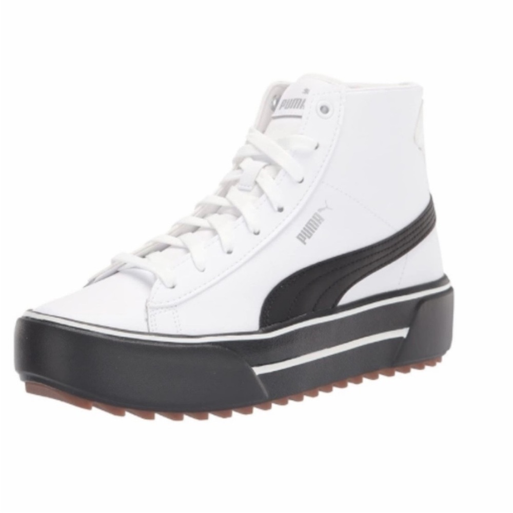 Puma Women's White and Black Platform Sneakers Never worn brand new! - Picture 2 of 4